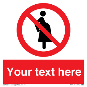 Custom prohibition not for pregnant women